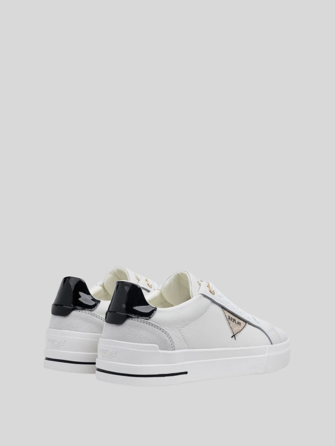 Replay Evan W Pop White/Black Sneakers - Subwear