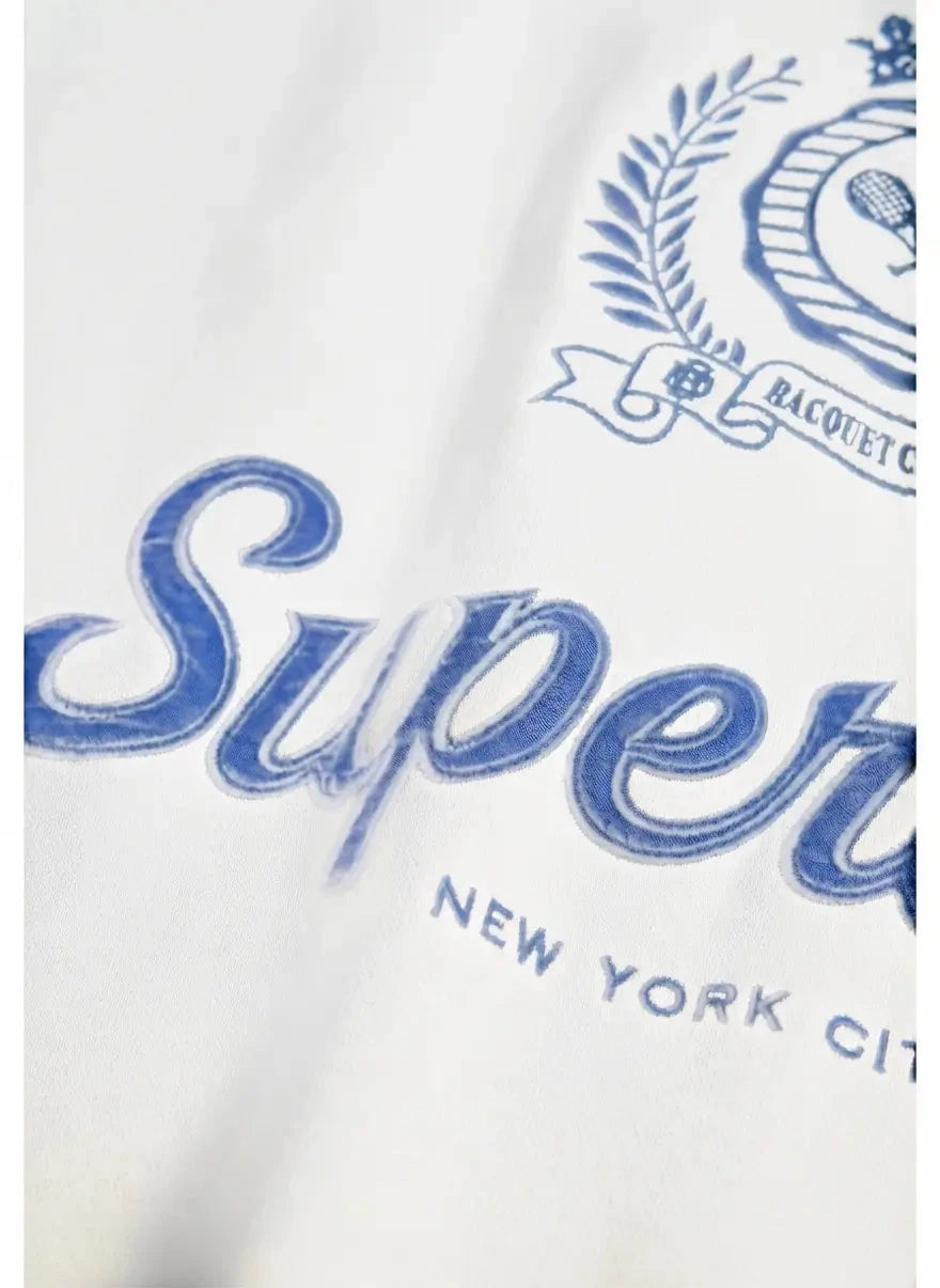 Superdry Country Club Sweatshirt Off White - Subwear