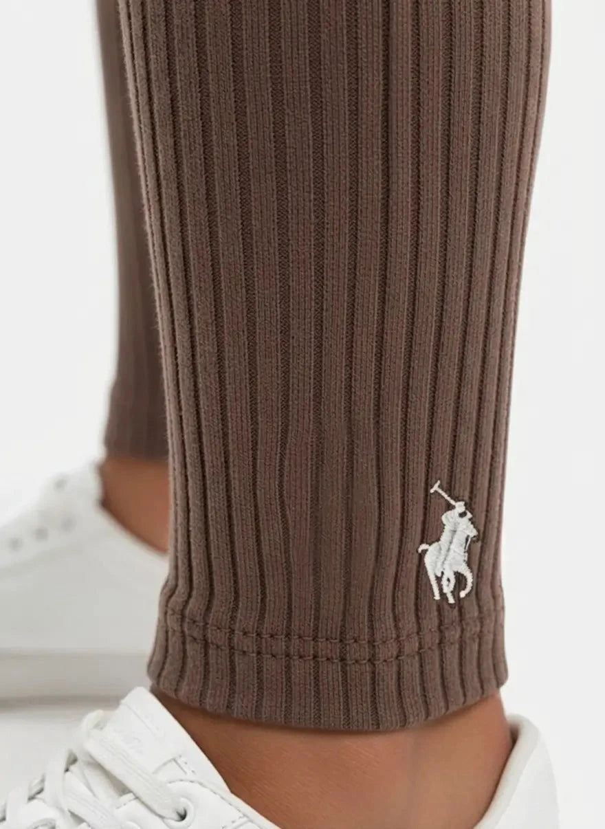 Polo Girls Emma Rib Full Length Iron Leggings - Subwear