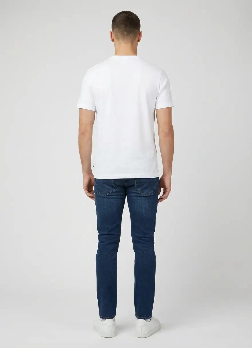 Ben Sherman Beats & Blades White T-Shirt - Subwear