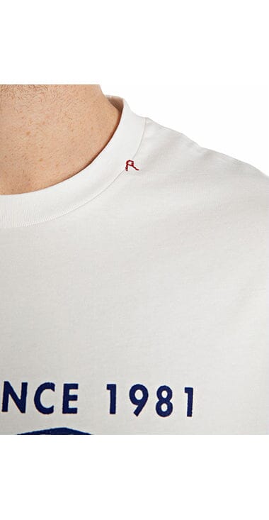 Replay Indigo Since 1981 Natural White T-Shirt - Subwear