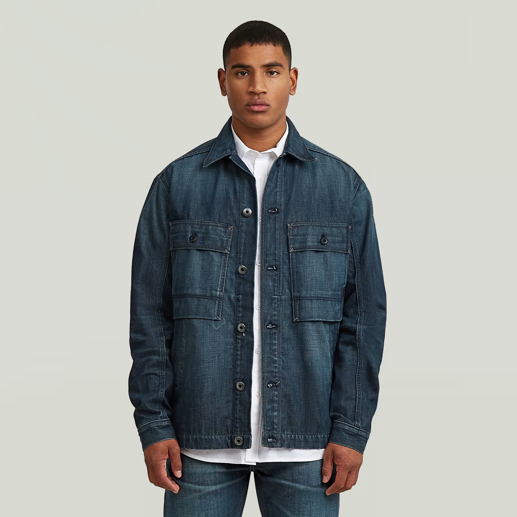 G-Star RAW Mosa Antique Jadeite Green Overshirt - Subwear