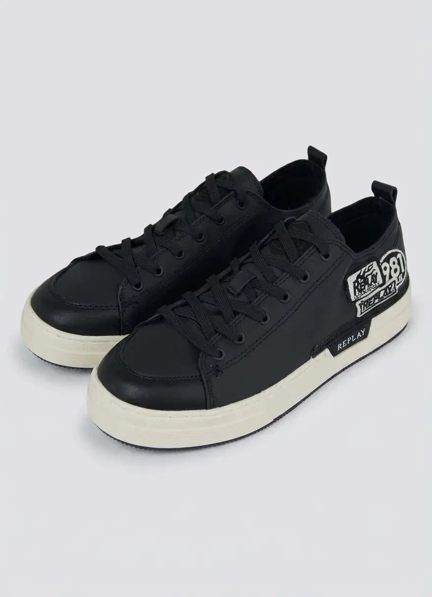 Replay Raily Low Combo Sa Black Sneakers - Subwear