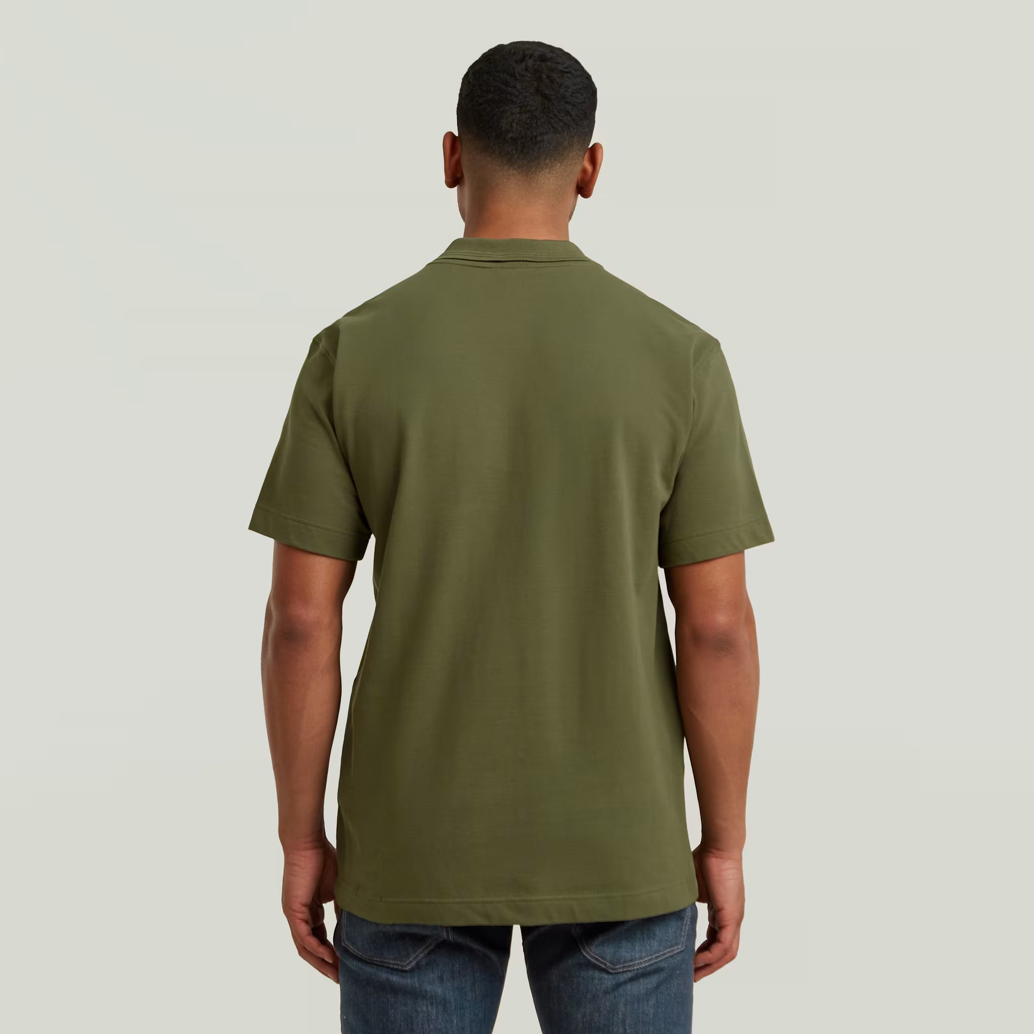 G-Star RAW Core Regular Shadow Olive Polo Shirt - Subwear