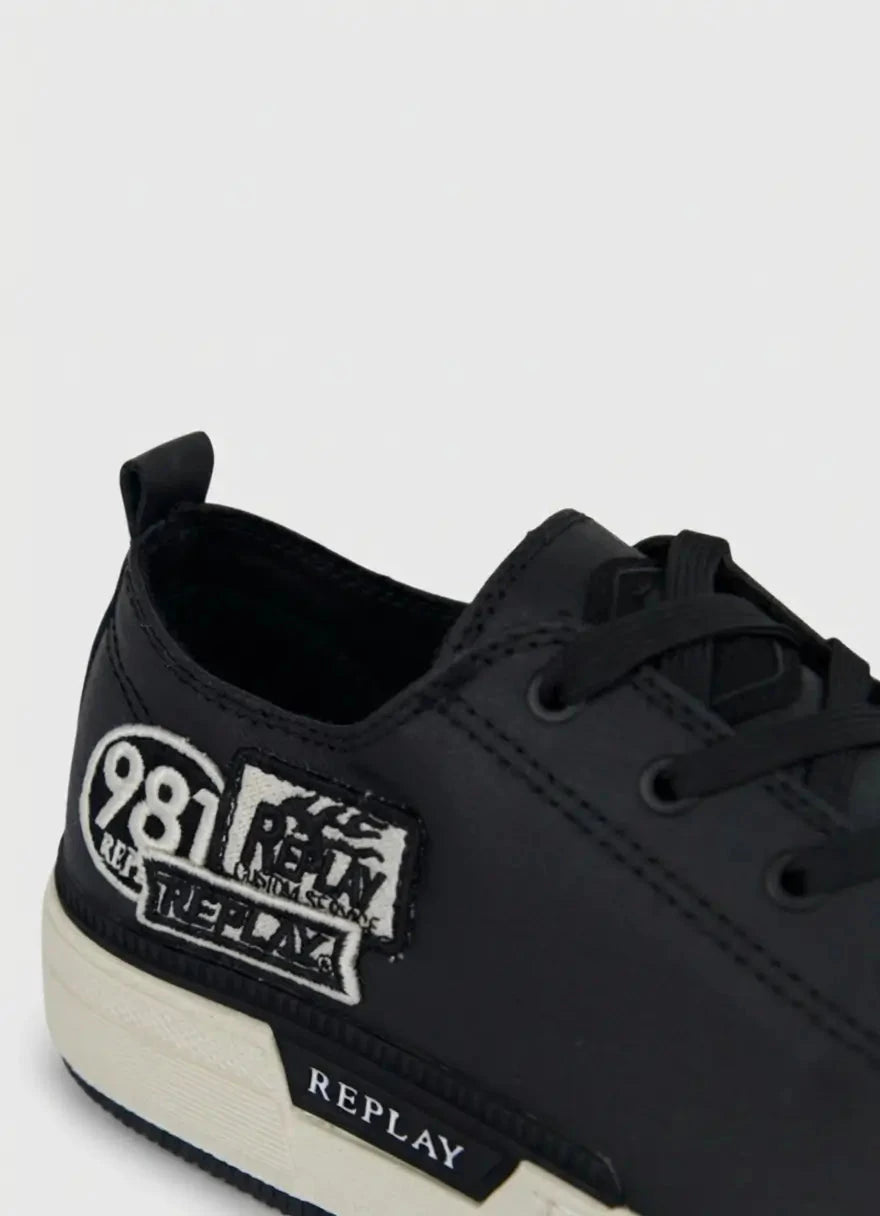 Replay Raily Low Combo Sa Black Sneakers - Subwear
