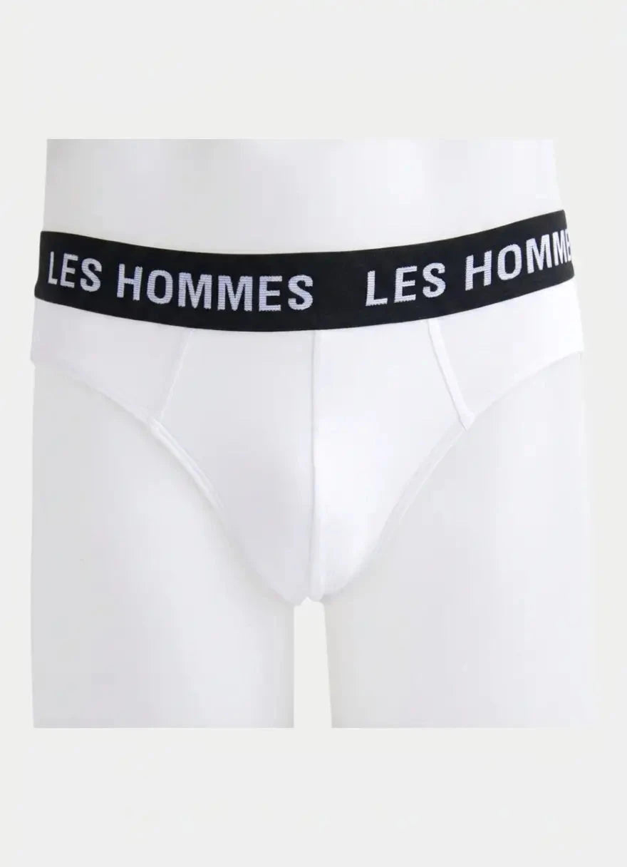 Les Hommes Briefs 2 Pack White Underwear - Subwear