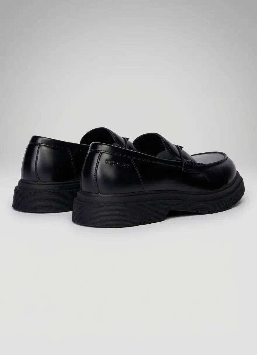 Replay Pierce Loafer 24 Black Shoes - Subwear