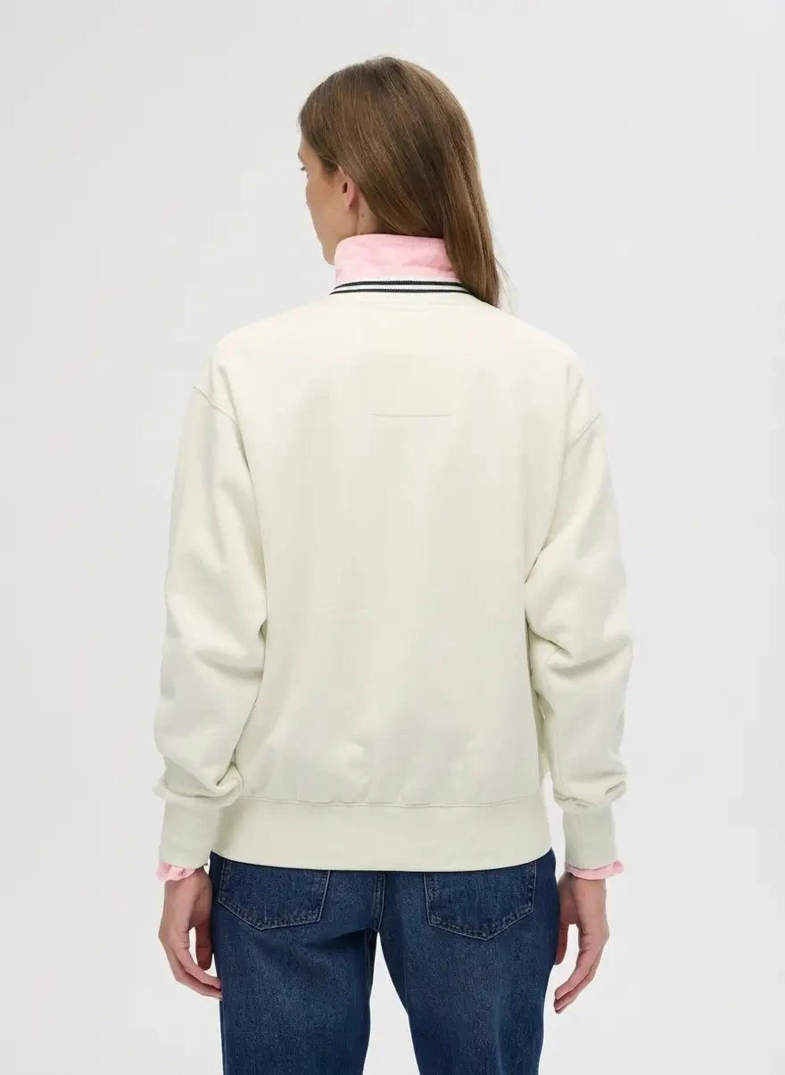 Superdry Country Club Sweatshirt Off White - Subwear