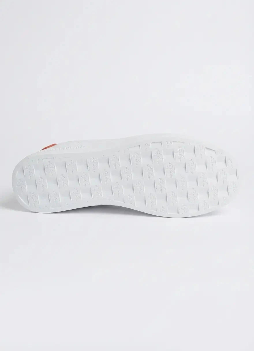 Calvin Klein Classic Cupsole RU Patch Leather White Sneaker - Subwear