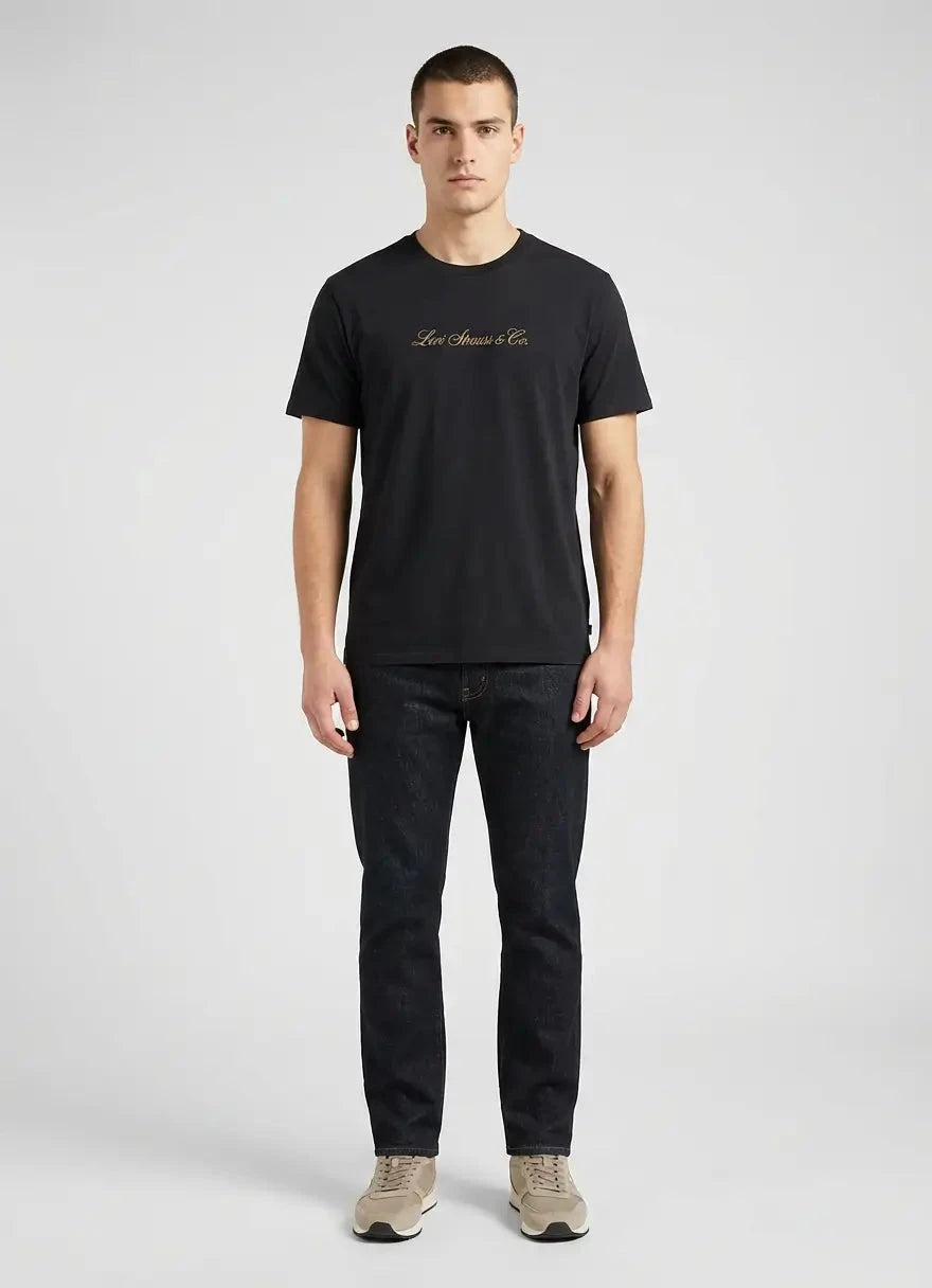 Levi's Graphic Jet Black Crew Neck T-Shirt - Subwear