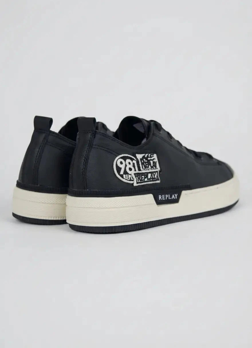 Replay Raily Low Combo Sa Black Sneakers - Subwear