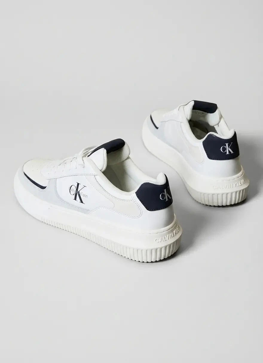 Calvin Klein Chunky Cupsole Low Sneaker White - Subwear