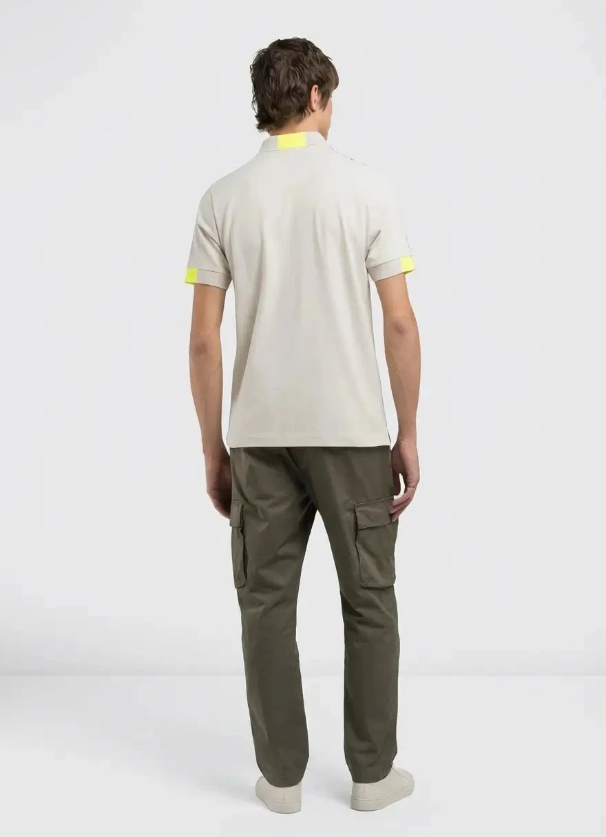 Replay Regular Inserts Alabaster Polo Shirt - Subwear
