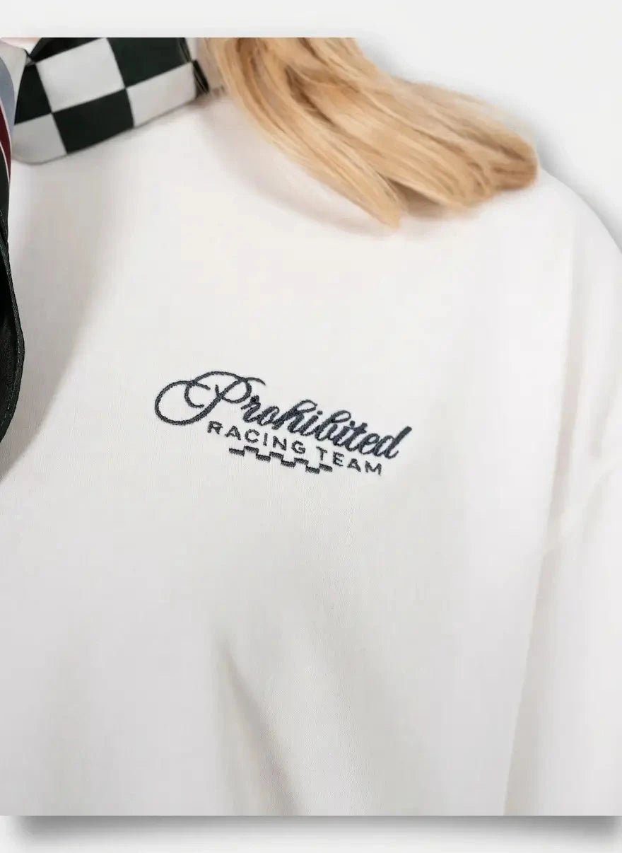 Prohibited Oldtimer Race Offwhite T-Shirt - Subwear