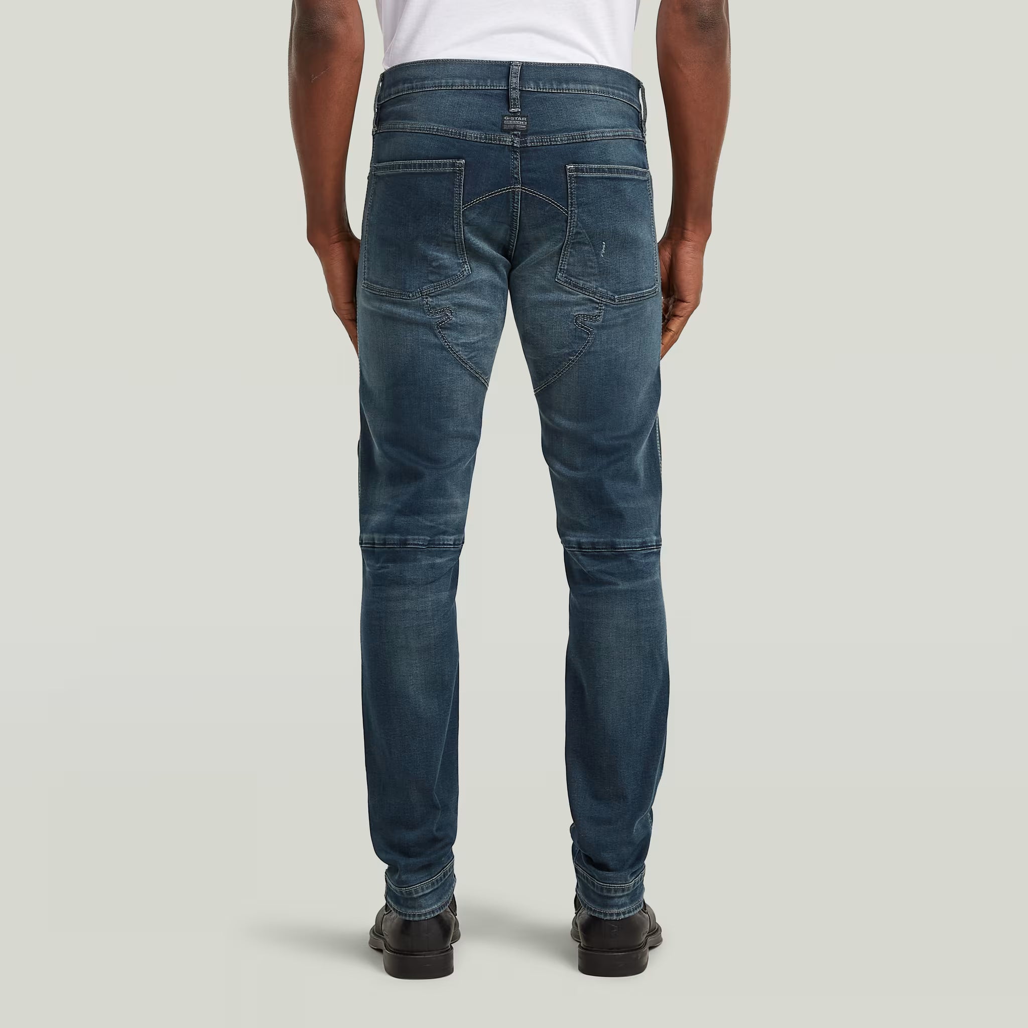 G-Star RAW Biker Patched 3D Slim Antique Foundry Jeans - Subwear