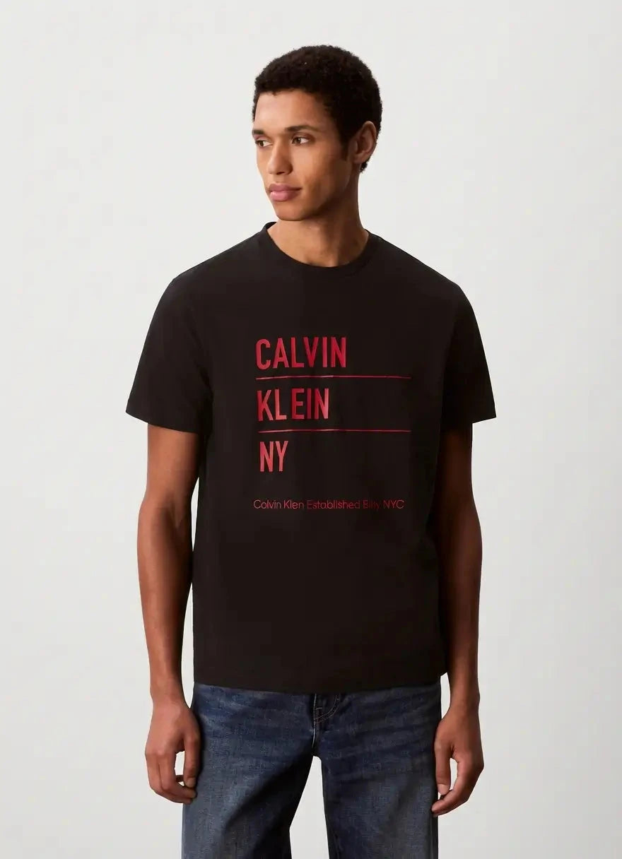Calvin Klein NY Graphic T-Shirt Black - Subwear