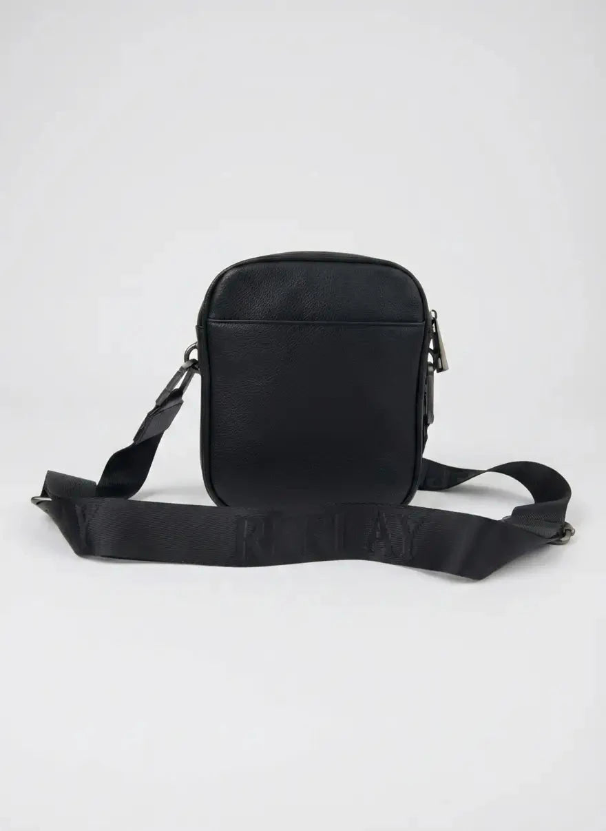 Replay Diamond Logo Black Side Bag - Subwear