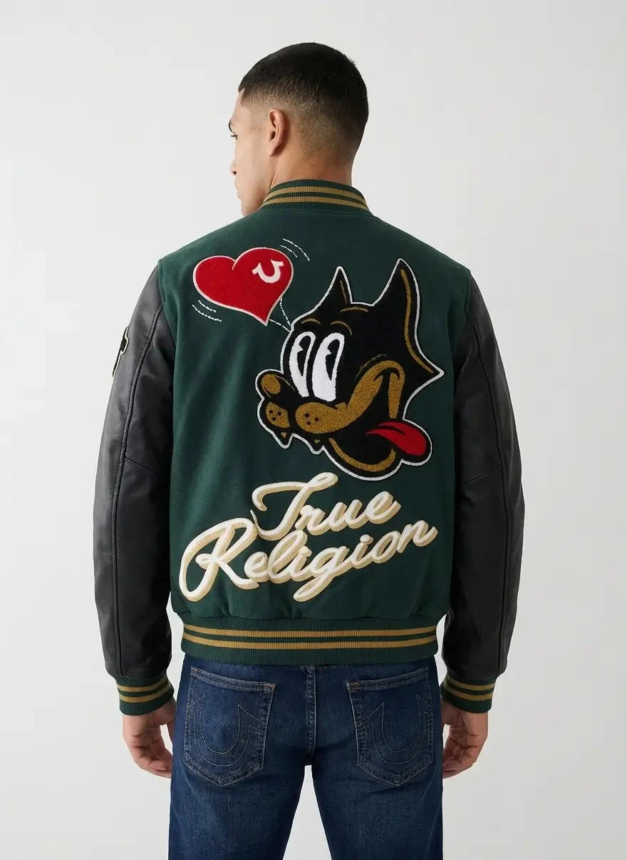 True Religion Cat Varsity Jacket - Subwear