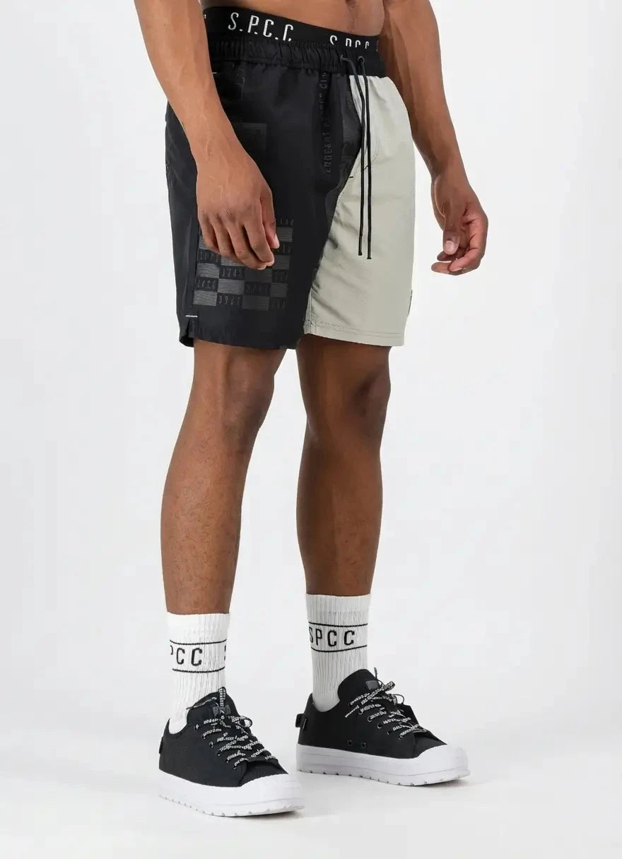 SPCC Mendes Black & Light Green Swim Shorts - Subwear