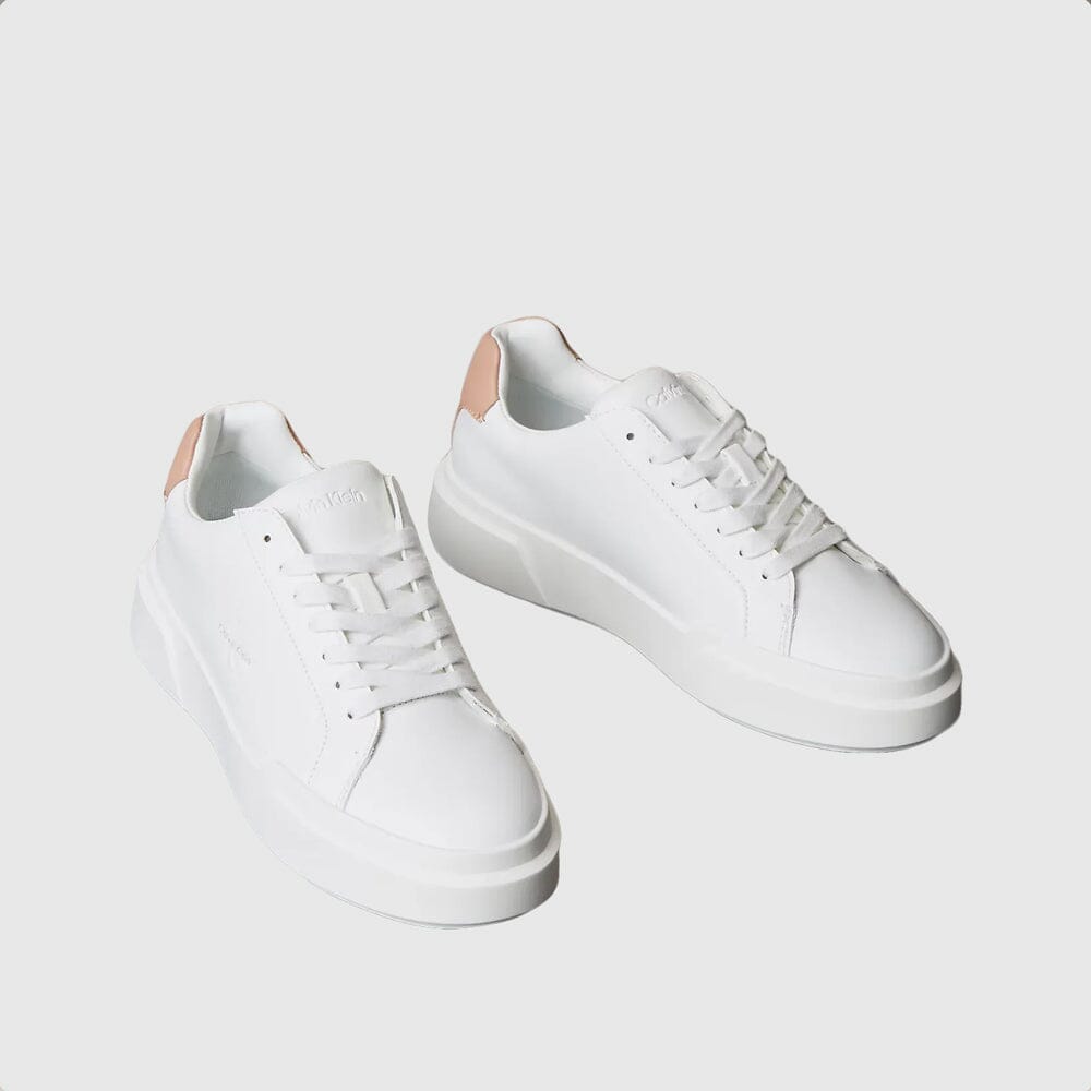 Calvin Klein Ladies Chunky Cupsole Sneaker Wht - Subwear