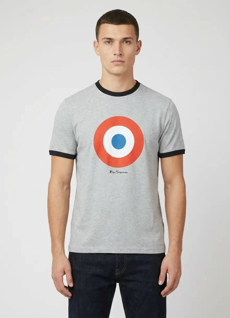 Ben Sherman Target T-Shirt Andover Mel - Subwear