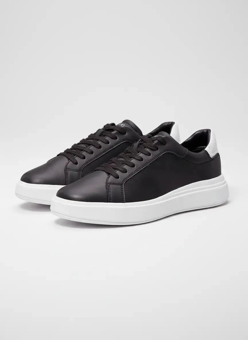 Calvin Klein FTW Low Top Lace Up Black Sneaker - Subwear
