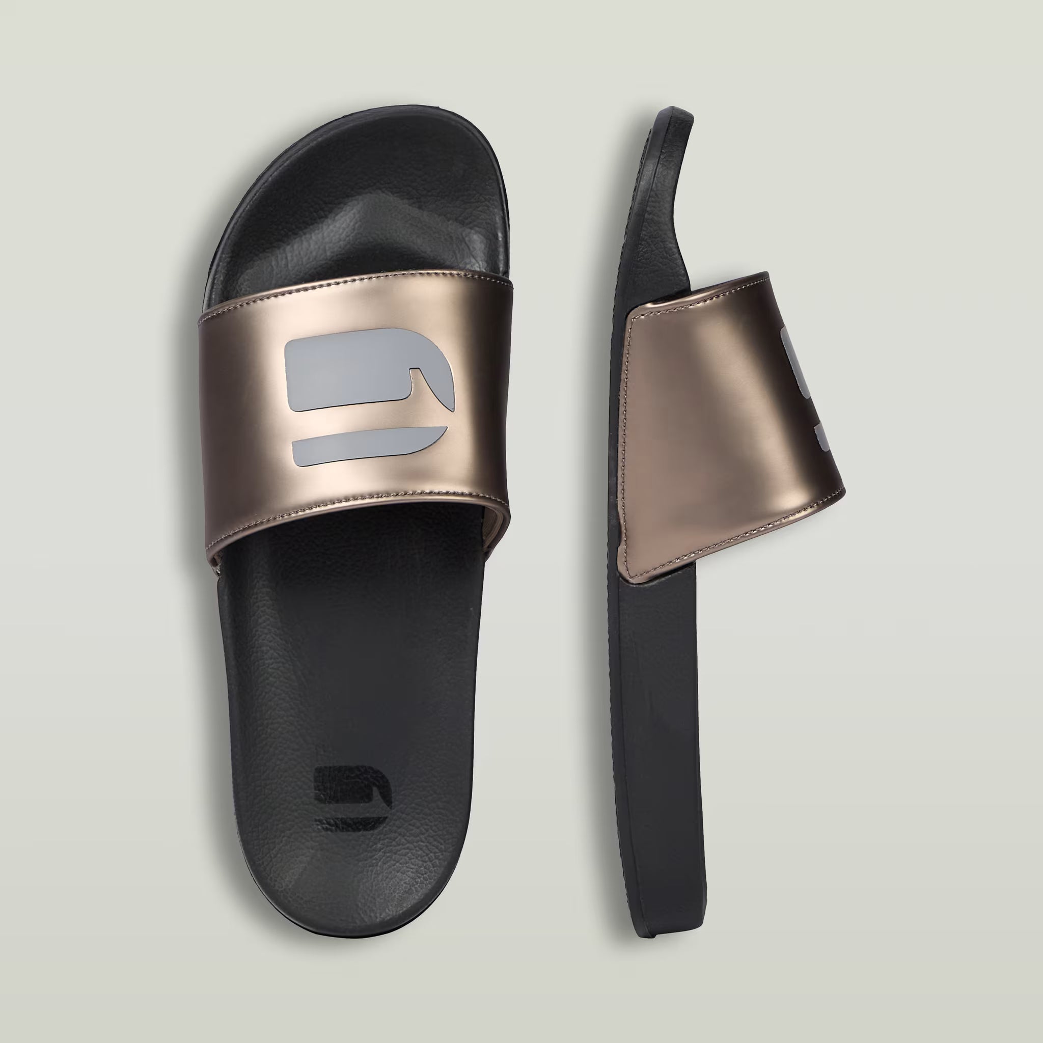 G-Star RAW Cart VI Silver/Black Slides - Subwear