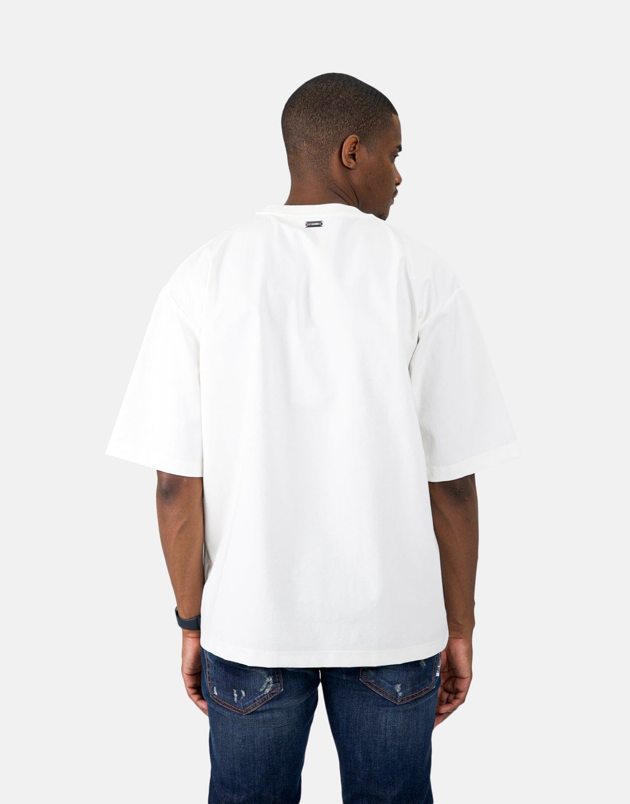 Les Homme Cathedral Print Oversized White T-Shirt - Subwear