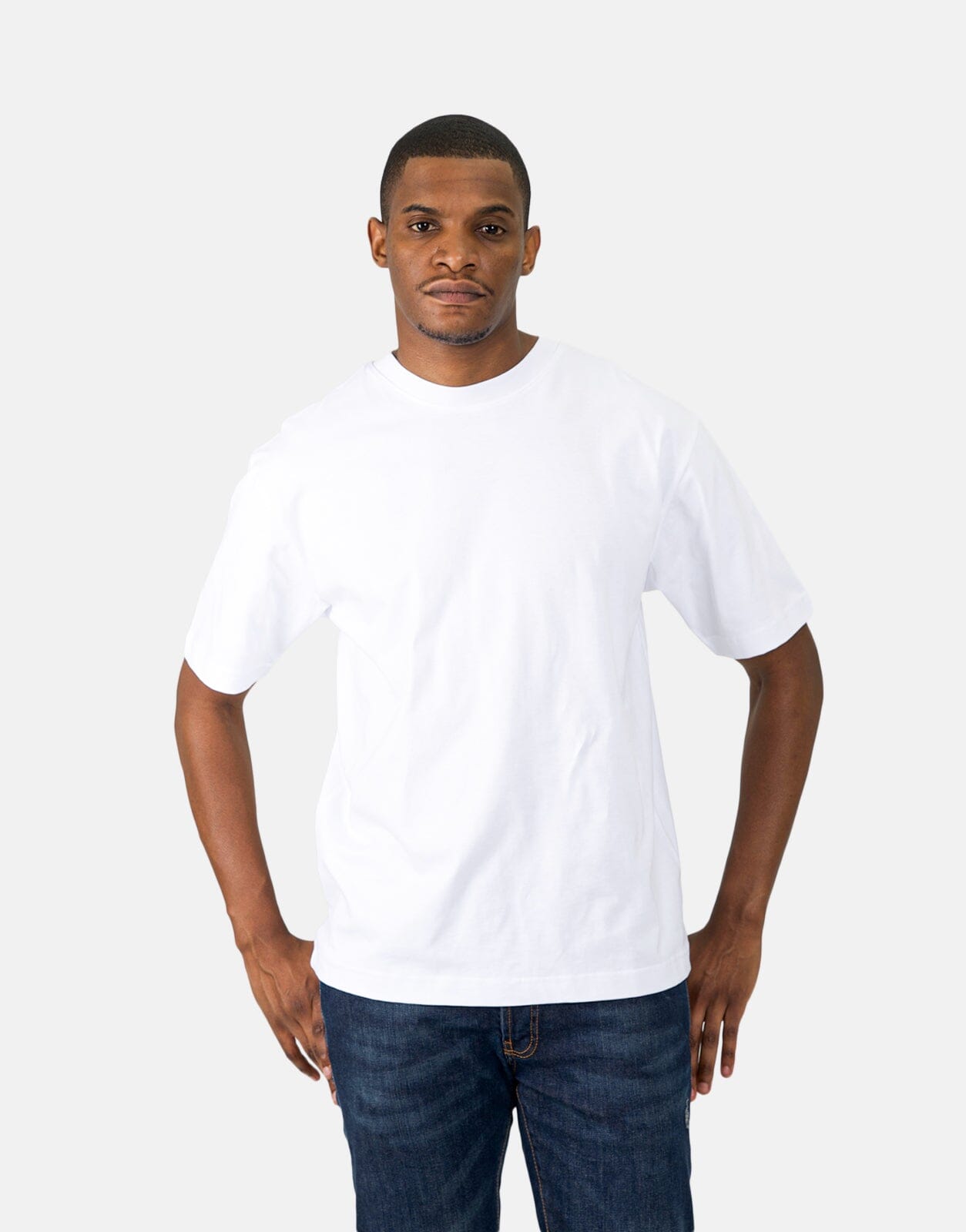 Les Hommes Black Label Back Insert White T-Shirt - Subwear