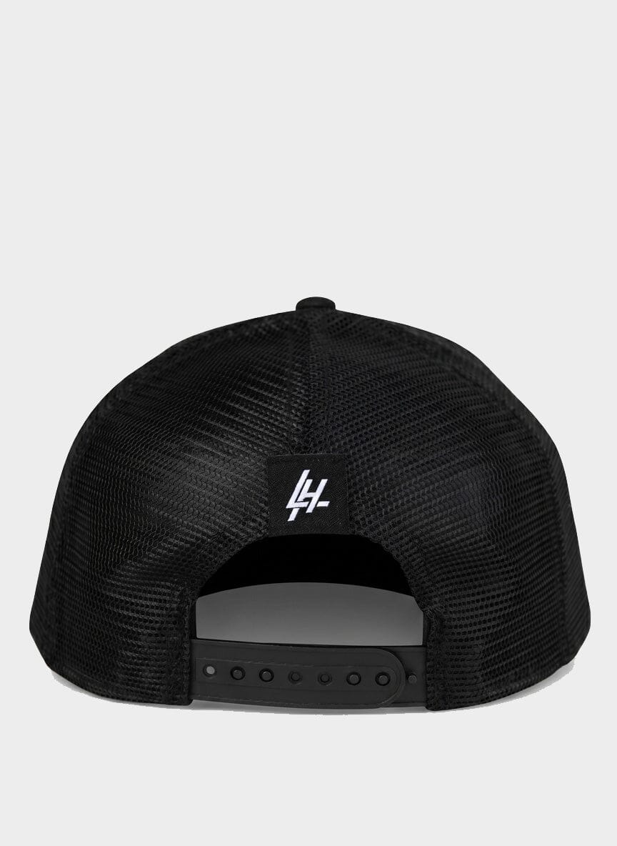 Les Hommes Black Trucker Caps - Subwear