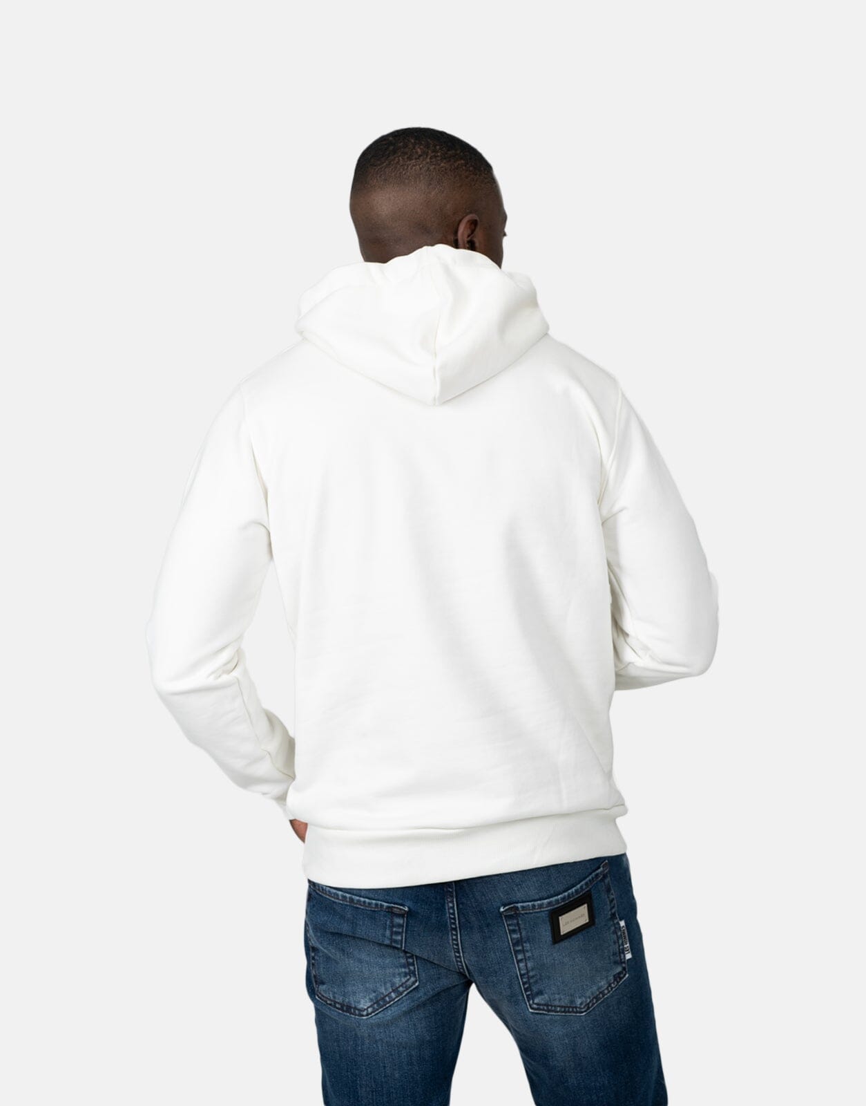 Les Hommes Chest Font White Sweatshirt - Subwear