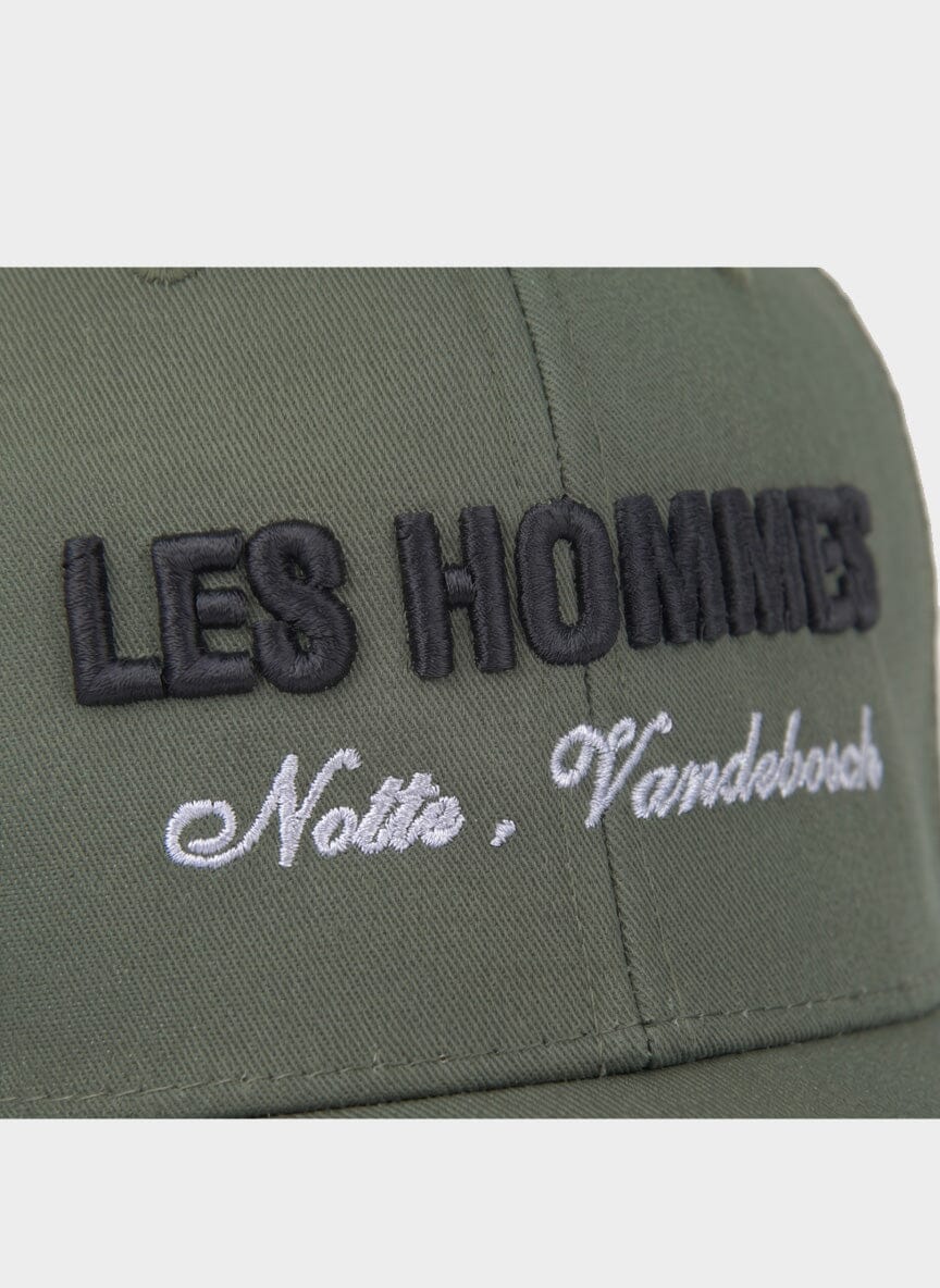 Les Hommes Green Trucker Caps - Subwear