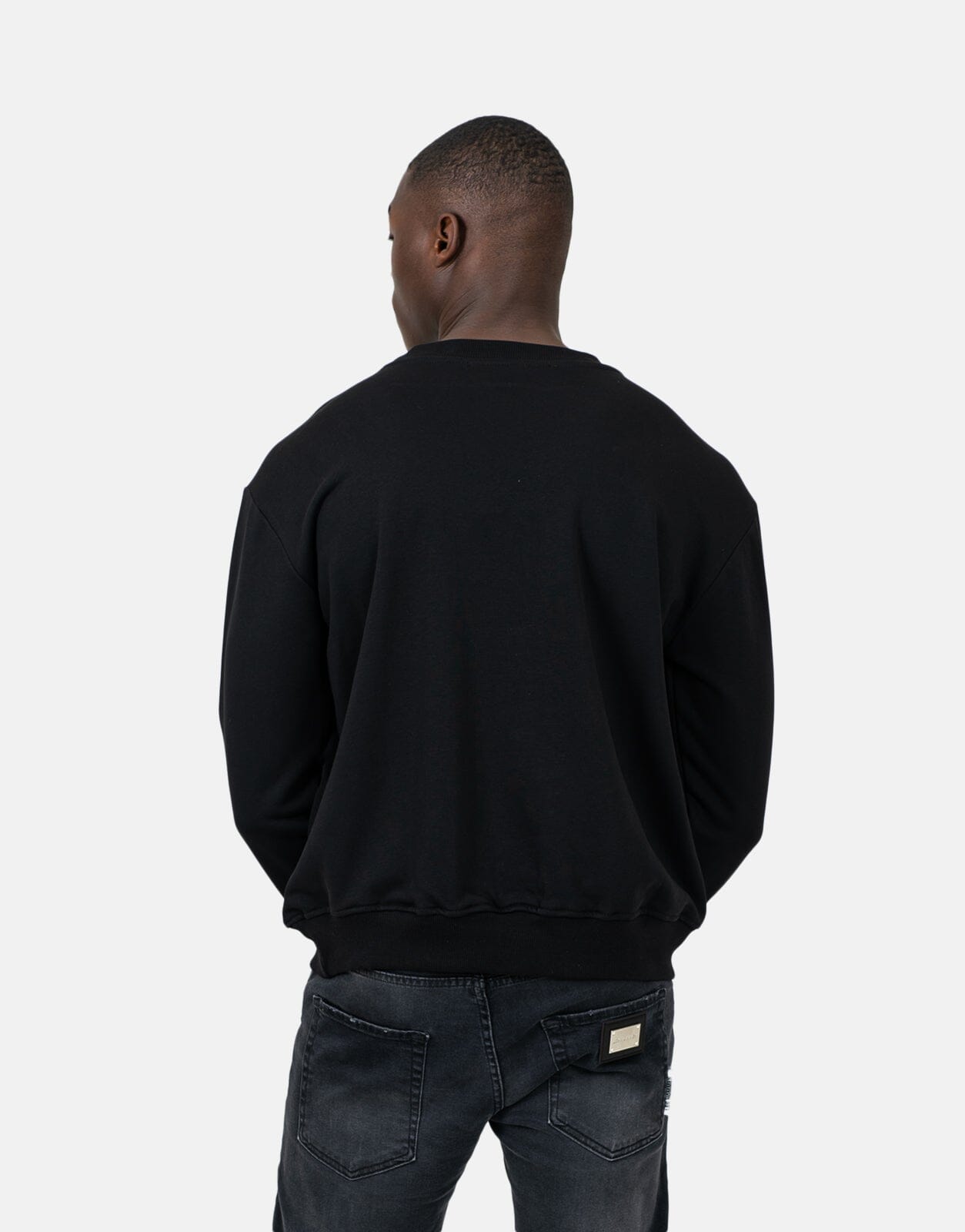 Les Hommes Logo Black Sweatshirt - Subwear