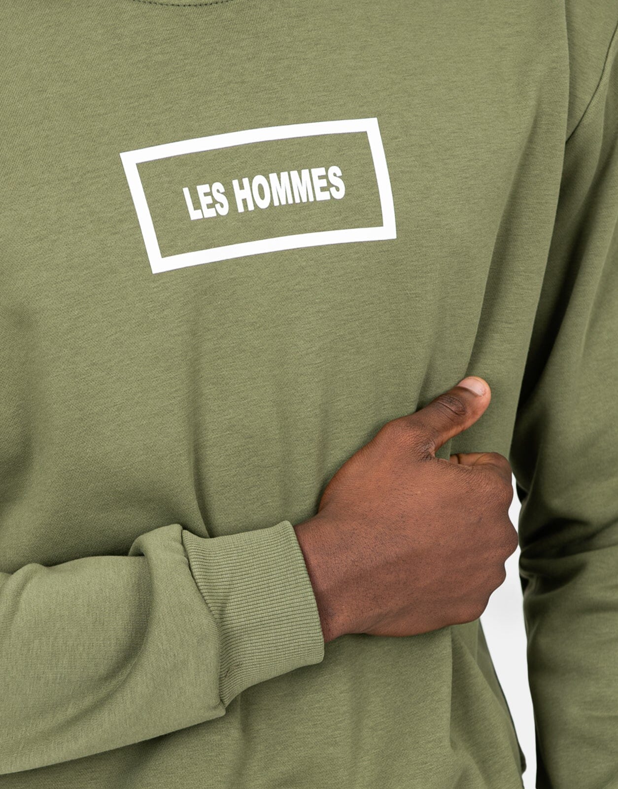 Les Hommes Logo Green Sweatshirt - Subwear