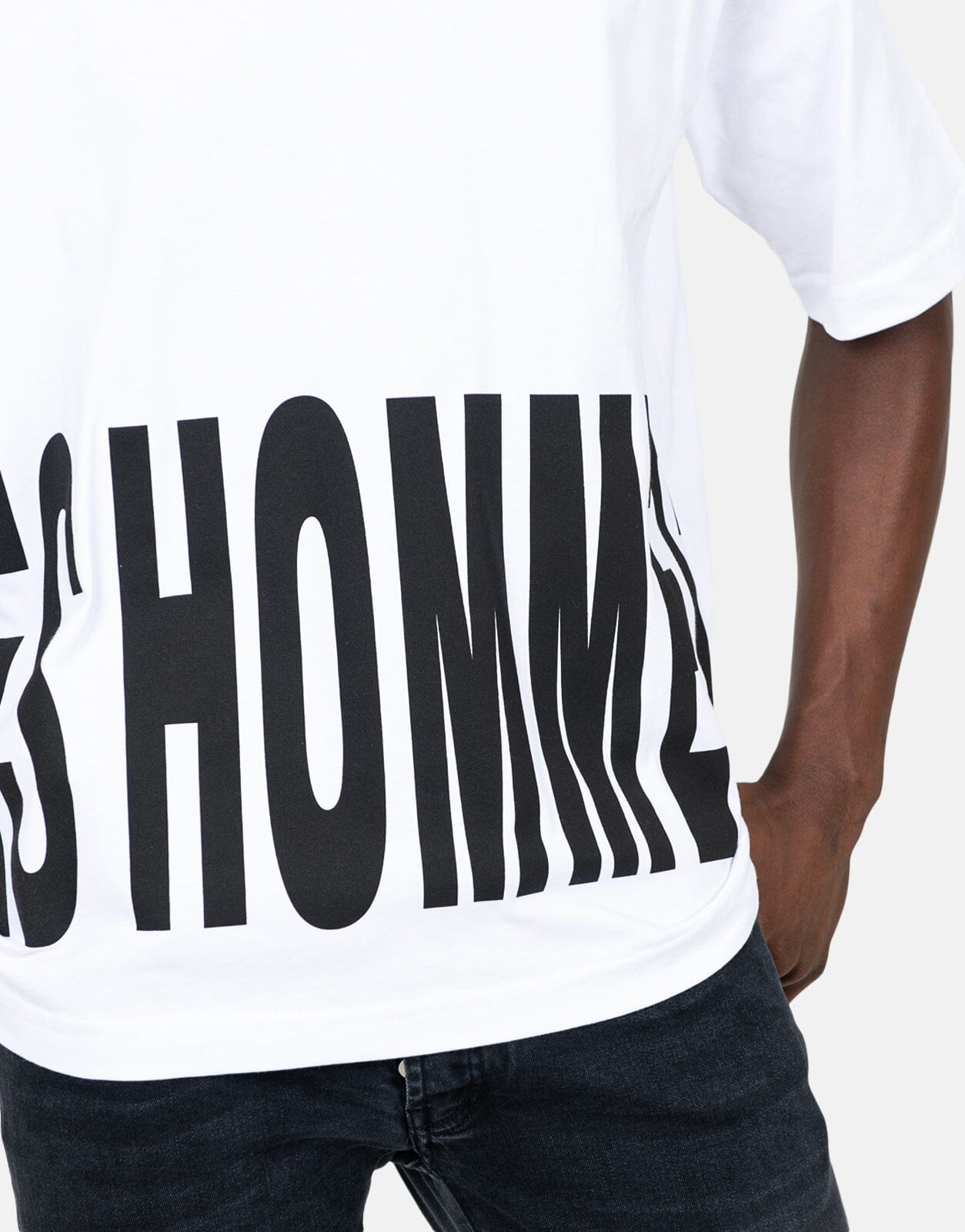Les Hommes Marco Logo White T-Shirt - Subwear