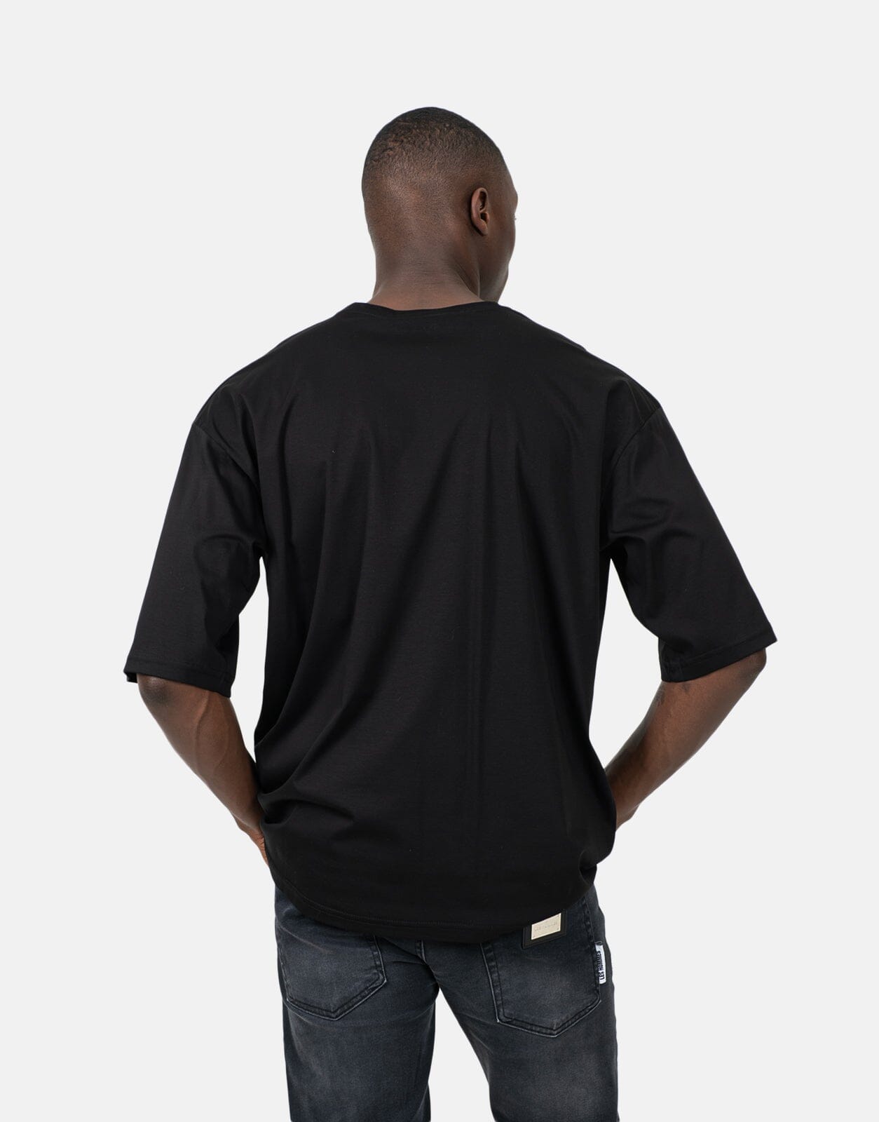 Les Hommes Overoutline Black T-Shirt - Subwear