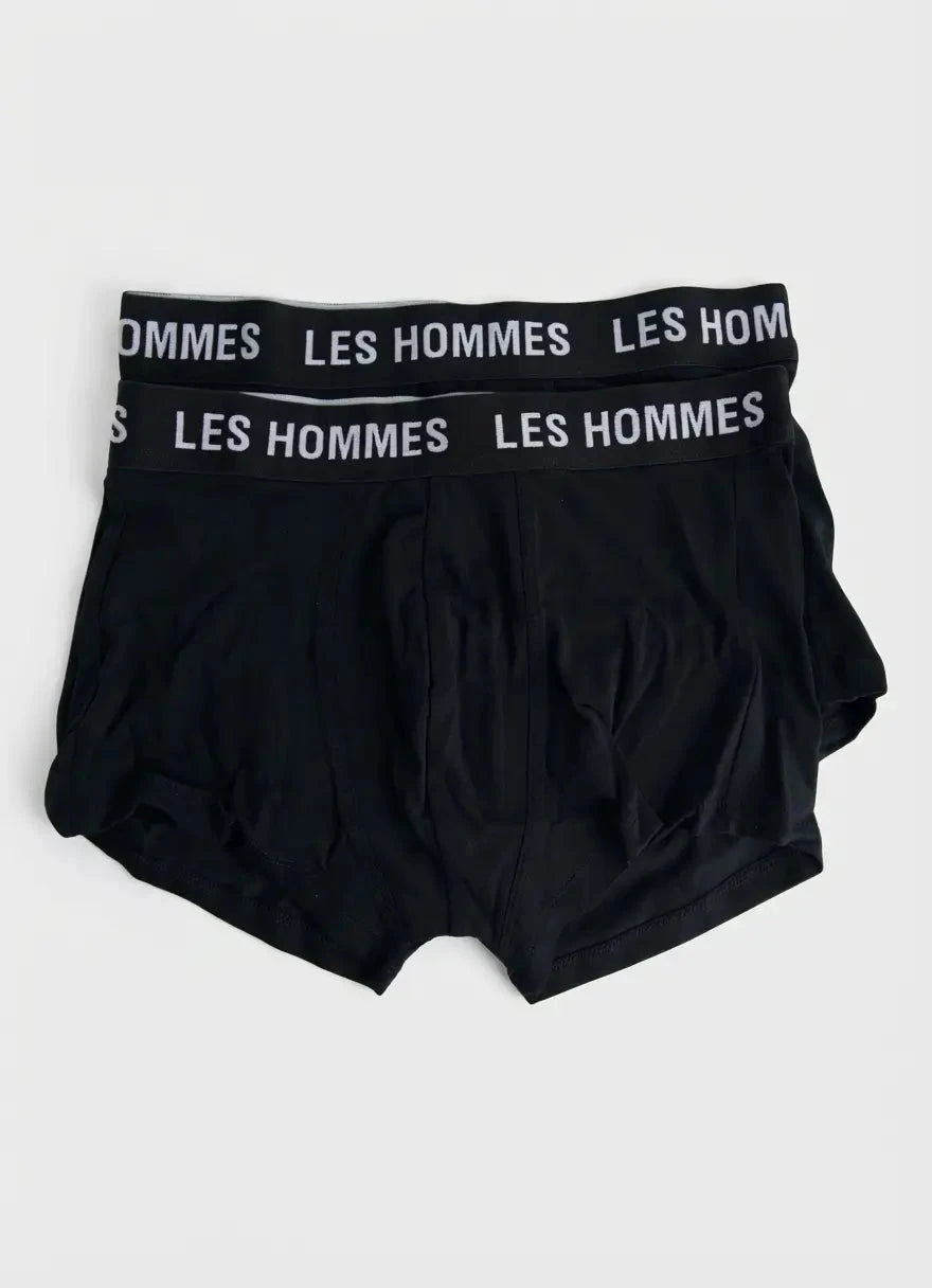 Les Hommes Trunks 2 Pack Black Underwear - Subwear
