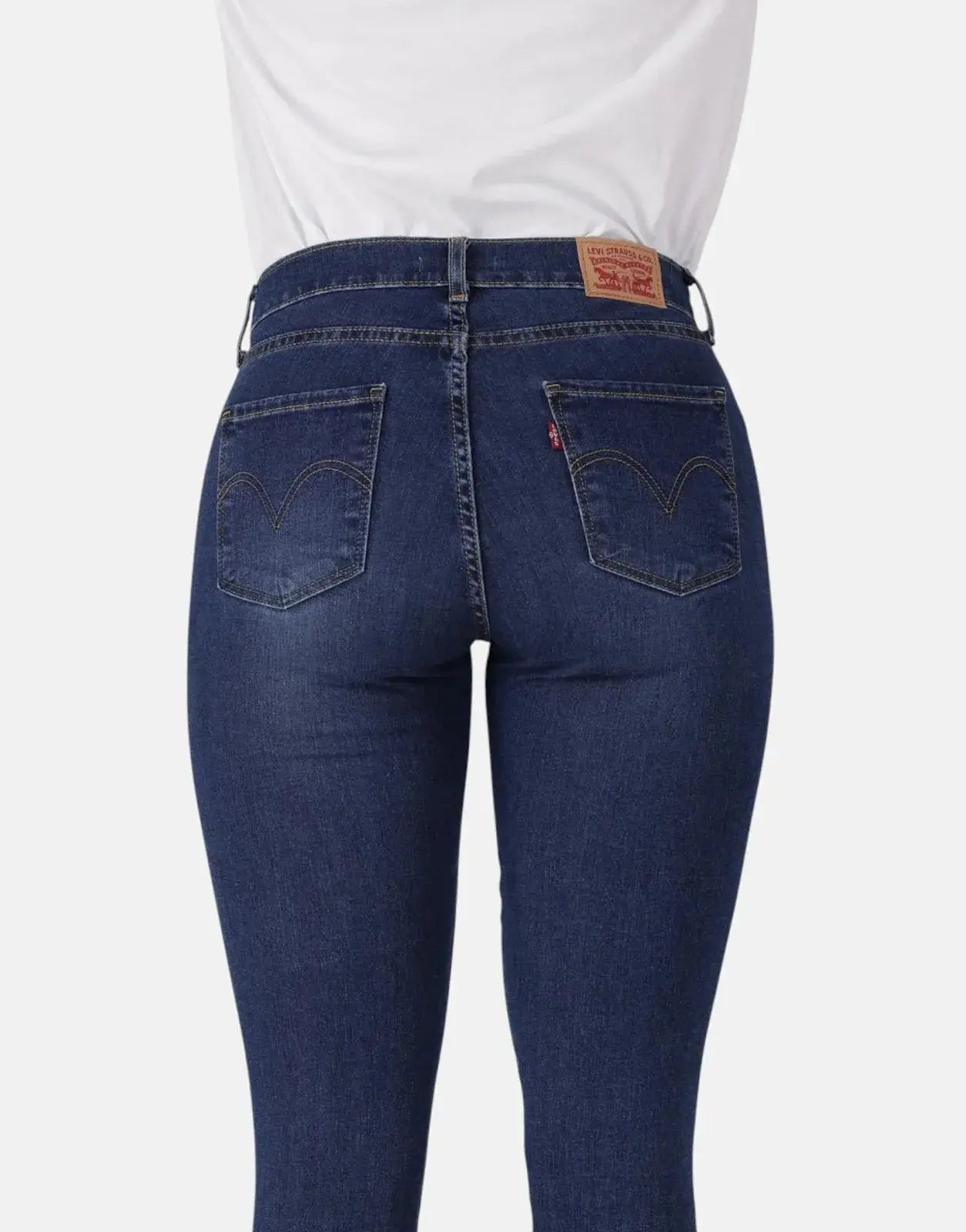 Levi's Curvy Super Skinny Tenacious Dark Jeans - Subwear