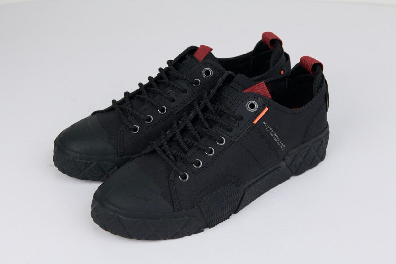 Palladium Ace City Shell Black Lo Sneaker - Subwear