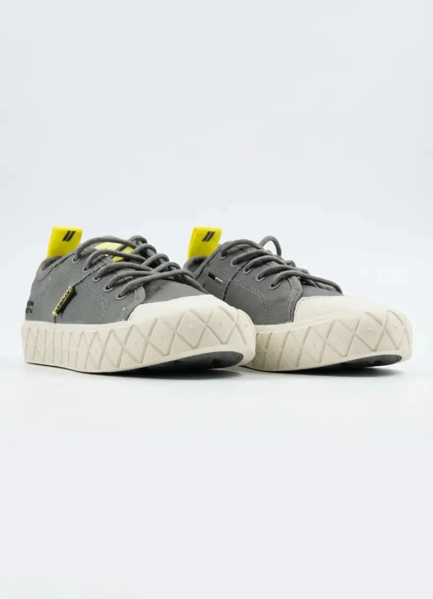 Palladium Ace Lo Grey Supply Kids Sneakers - Subwear