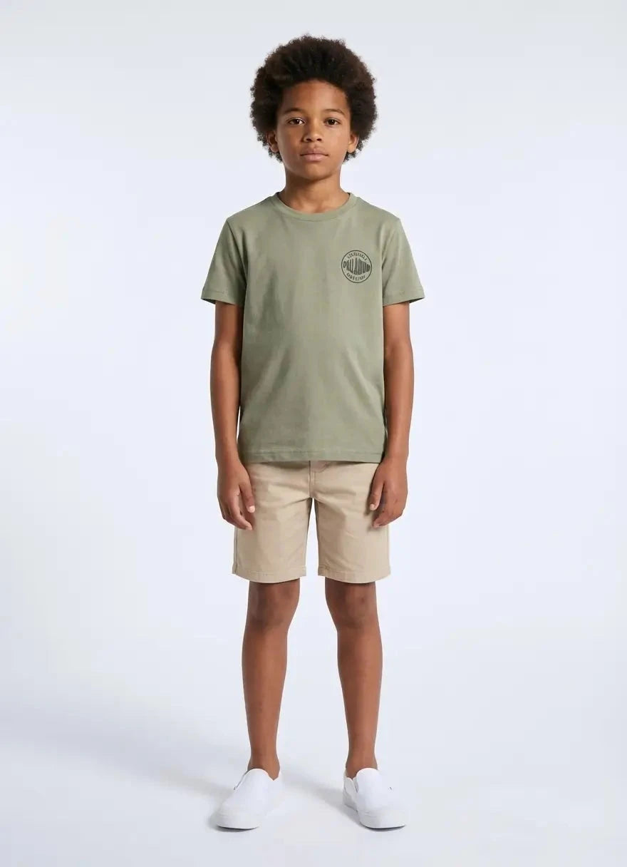 Palladium Boys Heritage Olive T-Shirt - Subwear
