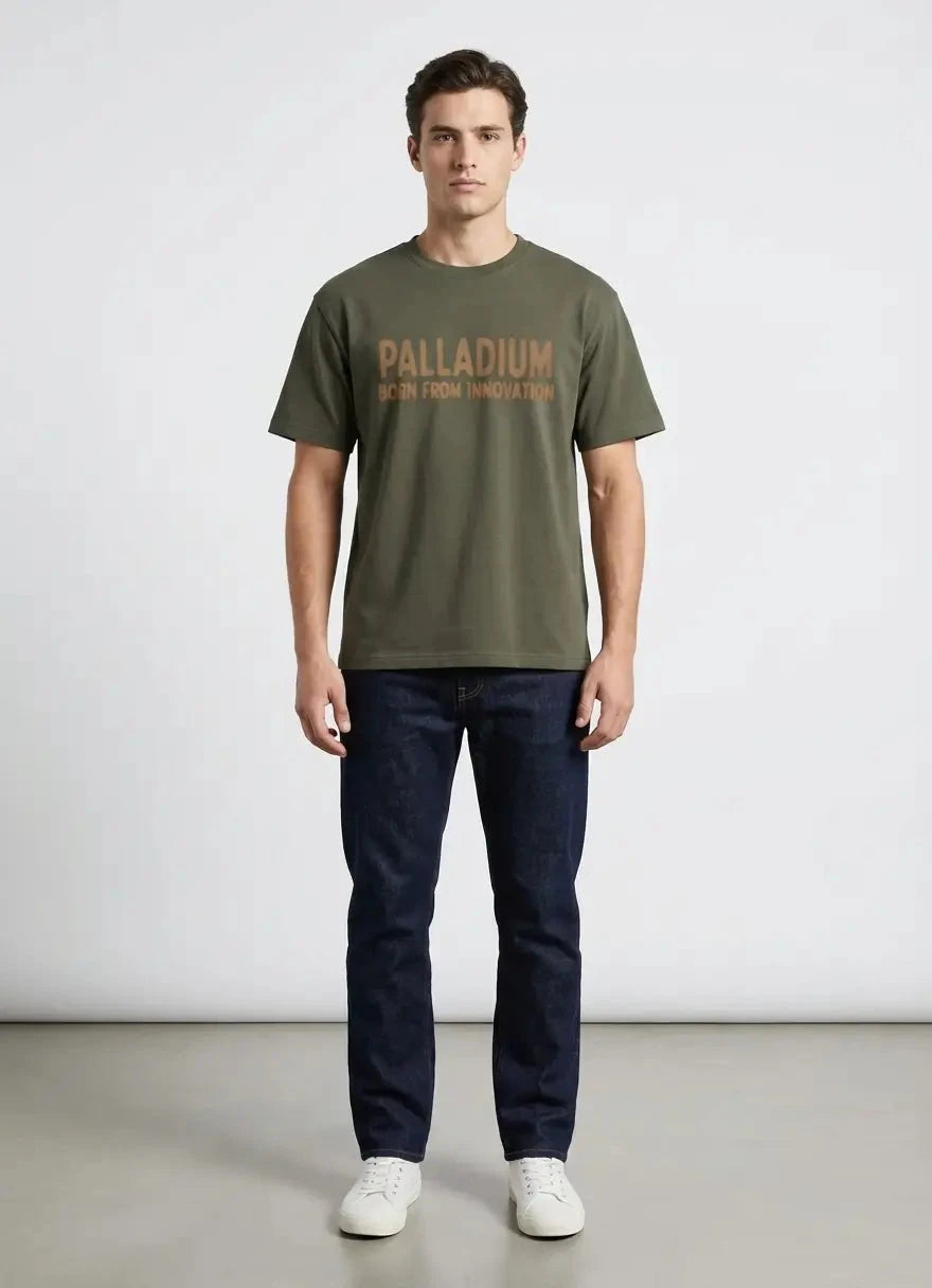 Palladium Innovation Distressed Olive T-Shirt - Subwear