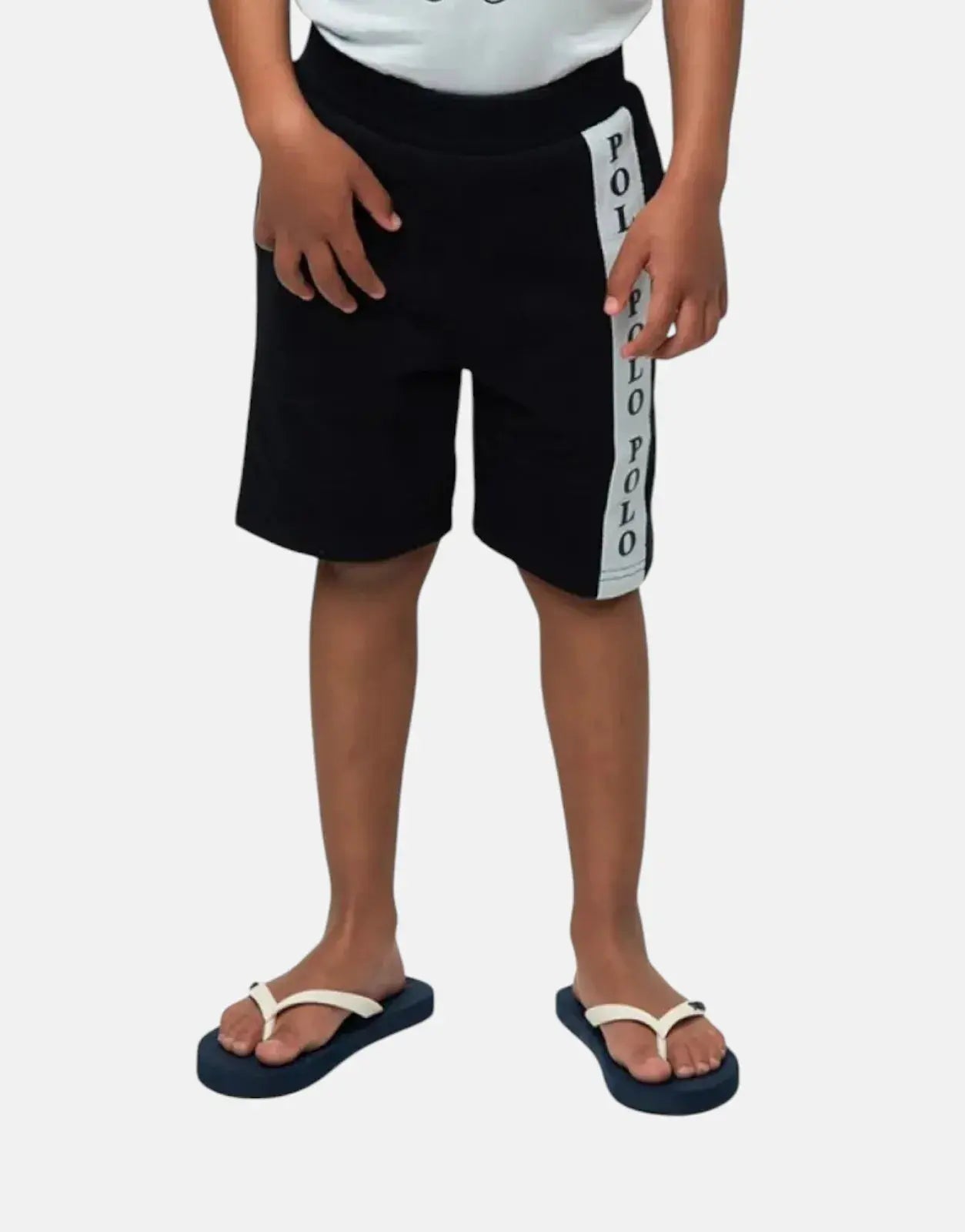 Polo Boys Preston Navy Printed Shorts - Subwear