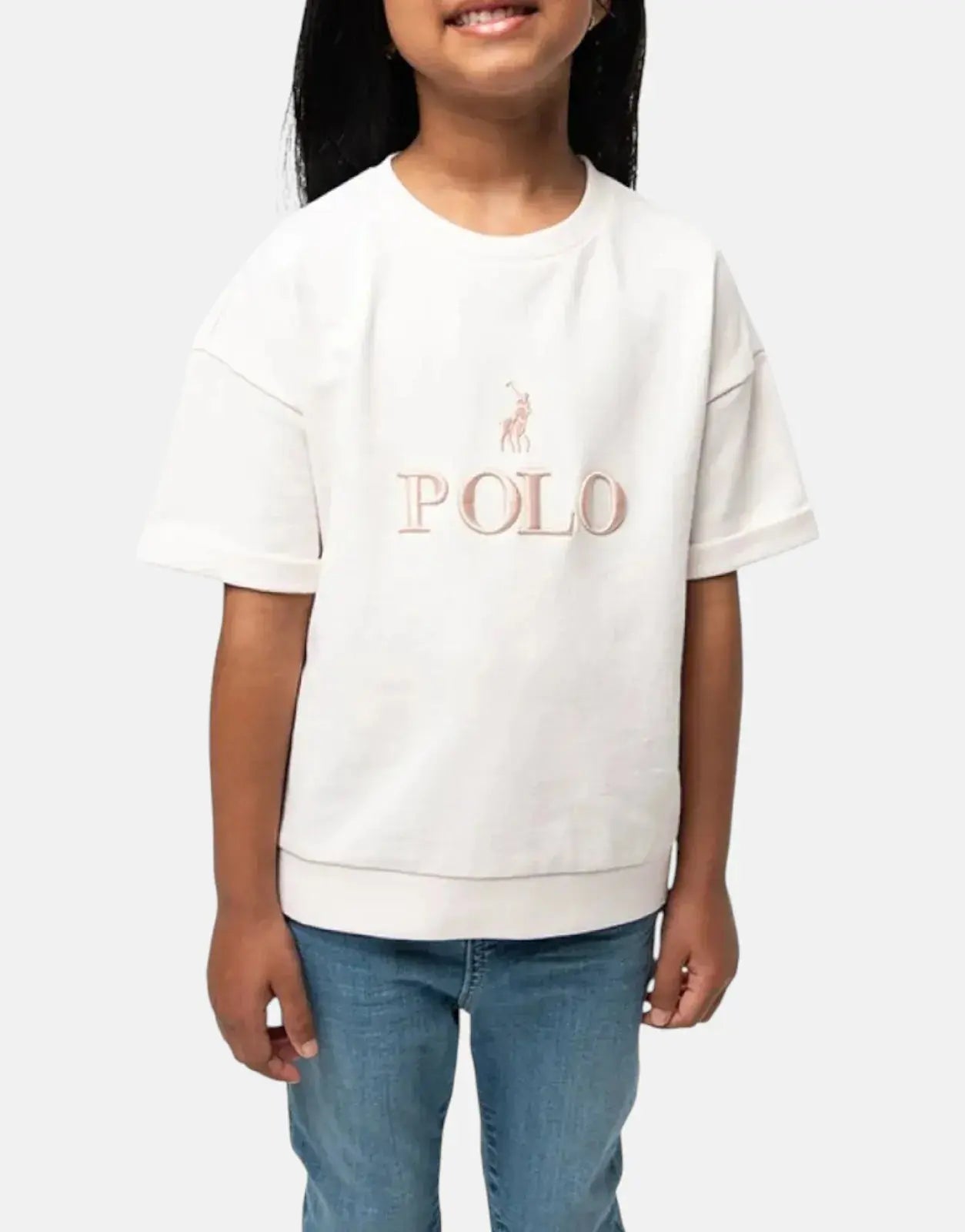 Polo Girls Kim Blush Embroidered T-Shirt - Subwear