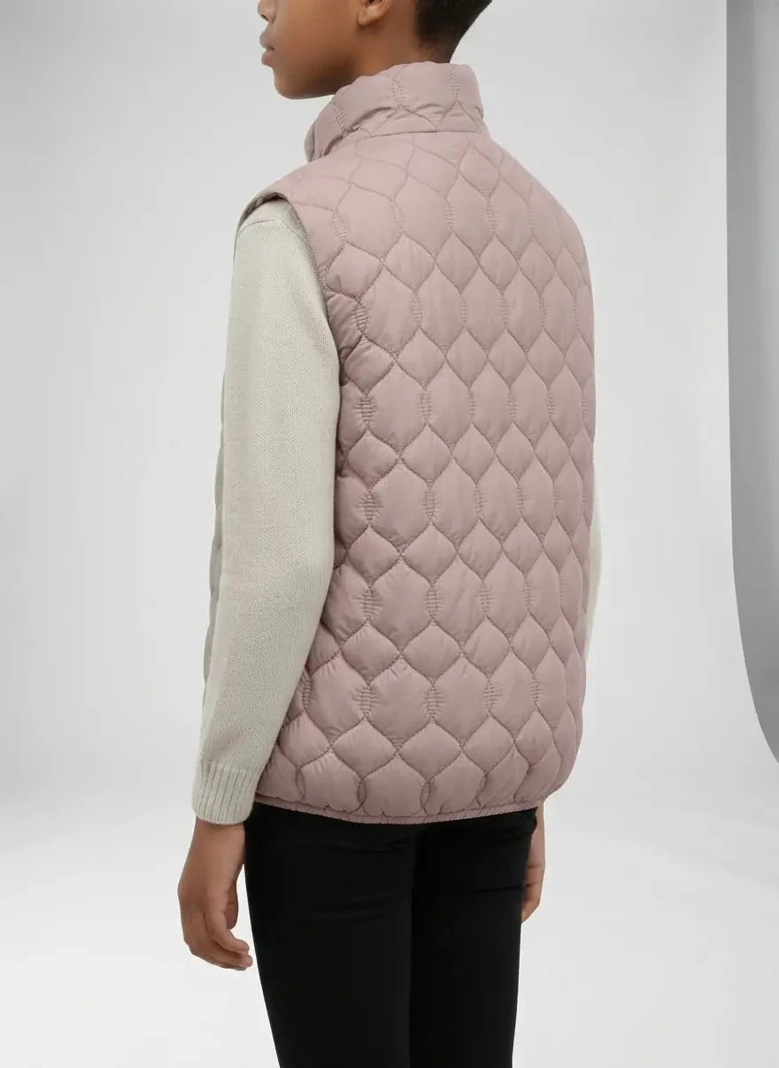 Polo Girls Payton Rose Taupe Puffer Jacket - Subwear