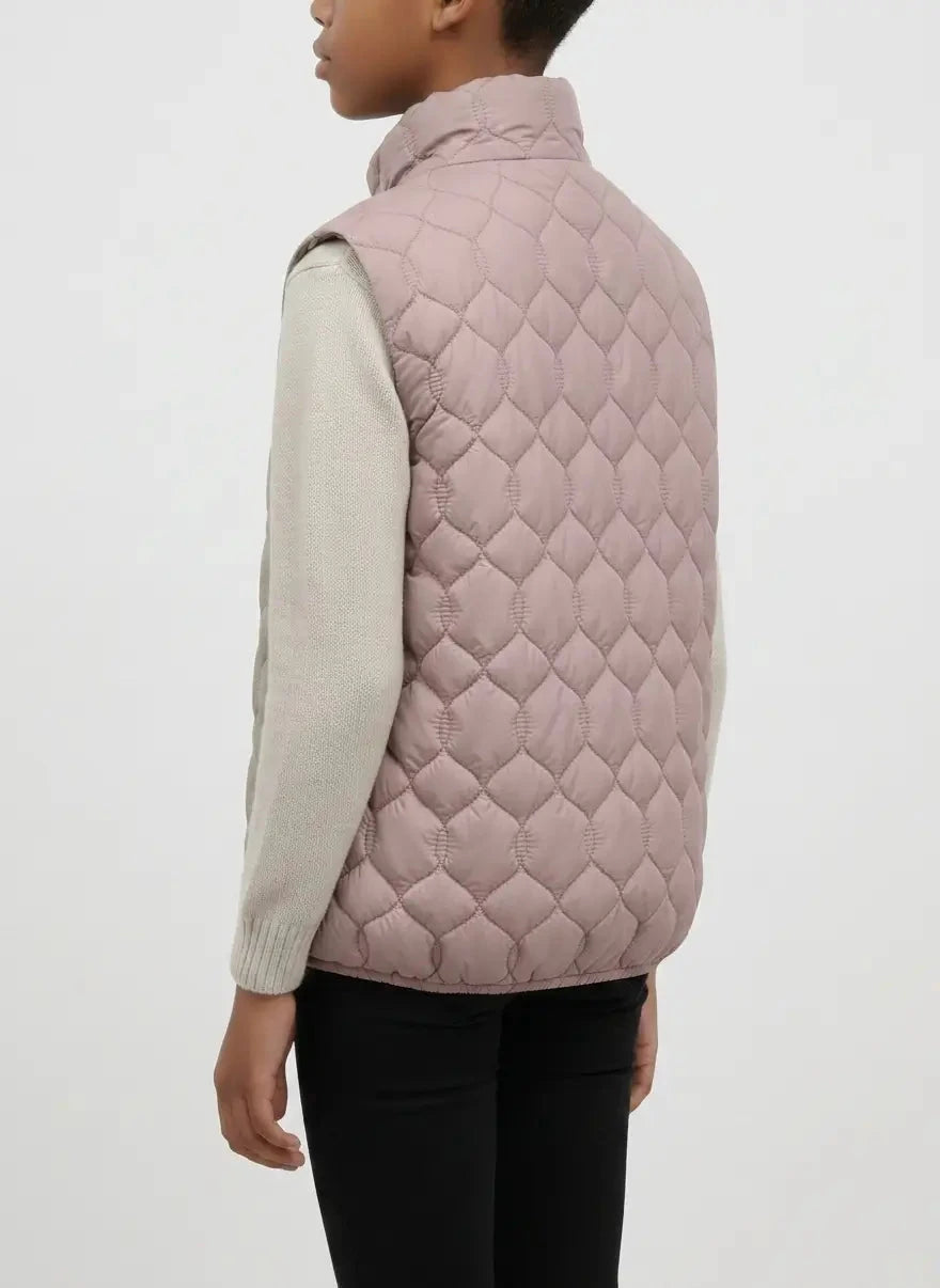 Polo Girls Payton Rose Taupe Puffer Jacket - Subwear