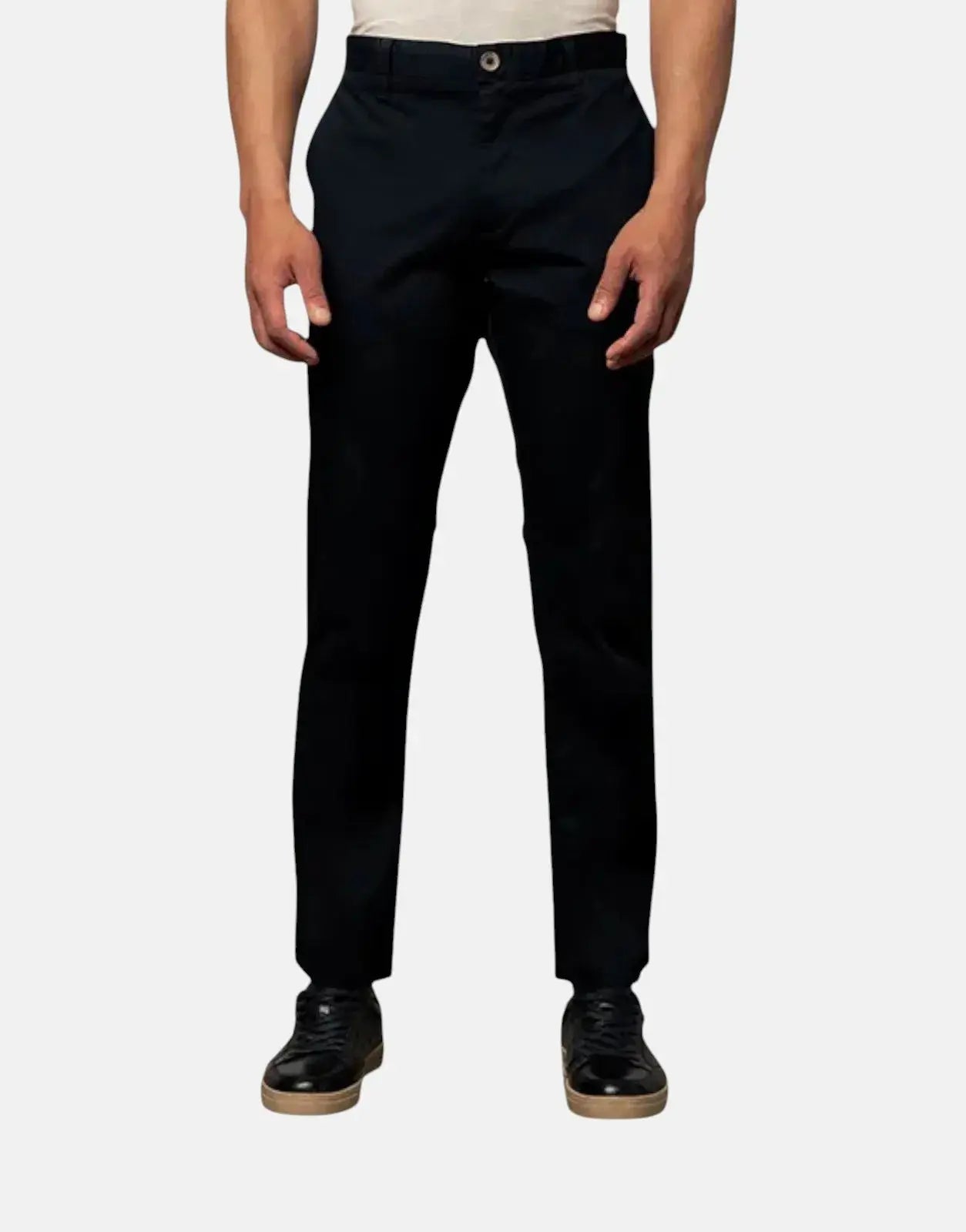 Polo Milan Straight Leg Black Chino Pants - Subwear