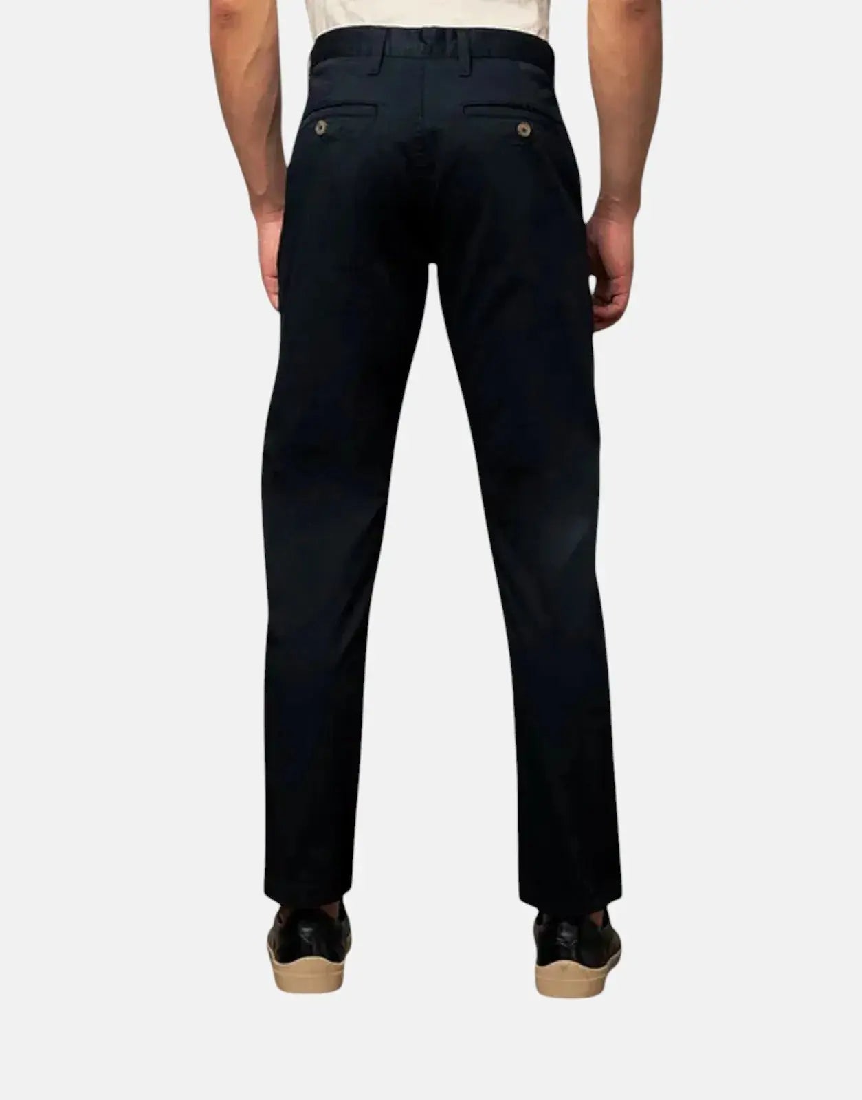 Polo Milan Straight Leg Black Chino Pants - Subwear