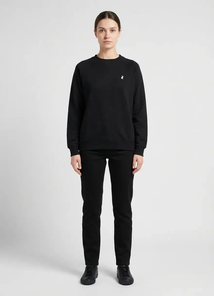 Polo Sophia Black Track Top - Subwear