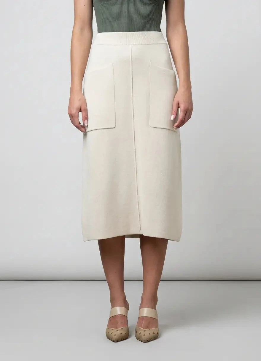 Polo Tiffany Oatmeal Knit Skirt - Subwear